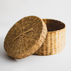 Seagrass box for desk organizer accessories good price natural weave <b>sea</b> <b>grass</b> boxes organizers - Product Image 3