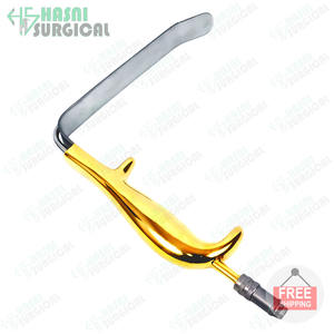 Rétracteur de sein de style Tebbetts CE ISO, pointe dentelée avec guide lumineux et aspiration - Product Image 2