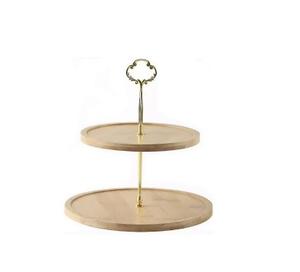 Support à gâteau en bois de qualité supérieure Design durable Support à gâteau en bois à 3 niveaux pour les fêtes de mariage à l'hôtel Utilisation d'événements d'anniversaire - Product Image 1