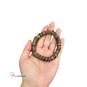 Superior Fashion 100% Natural <b>Wood</b> <b>Beads</b> <b>Bracelet</b> Vietnam Agarwood Brand High Quality 17 <b>Beads</b> 12mm in Size - Product Image 3