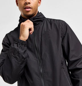 Chaqueta Cortavientos con Capucha para Correr, Informal, Delgada, de Verano, Personalizada al por Mayor, Unisex - Product Image 4