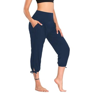 Women's <b>Leggings</b> Yoga Pants Outdoor Fitness Sweatpants Casual Jogging Training High Elastic Waist Calf-<b>Length</b> Yoga Pants - Product Image 3