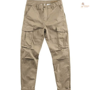 Nouveau design Pantalon cargo ample à séchage rapide en coton décontracté avec poche longue pour hommes - Product Image 2