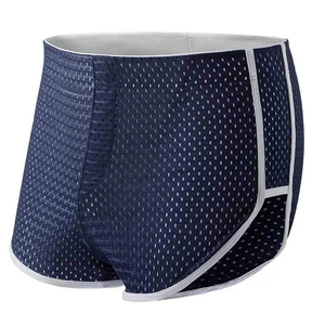 Wholesale Men's 6XL Breathable Cotton Shorts Heavyweight <b>Mesh</b> Underwear <b>Pants</b> Streetwear for Men - Product Image 3