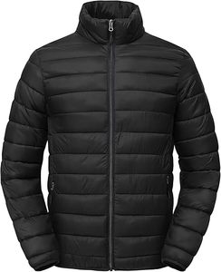 Veste matelassée oversize zippée et de qualité supérieure pour hommes OEM Vestes en duvet matelassées, imperméables, de haute qualité, chaudes pour l'hiver - Product Image 3