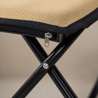 Tabouret de pêche pliable en acier inoxydable, tissu Oxford, portable, ultraléger, pour pont de bateau en bord de lac