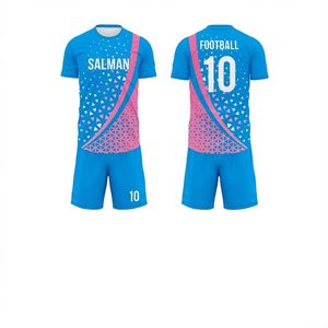 Maillot de football thaïlandais de haute qualité pour hommes, uniforme d'entraînement, 100% polyester, séchage rapide, col rond, tailles S-4XL pour adultes - Product Image 1