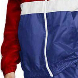 Chándal cortavientos de invierno para hombre, verano, nailon, poliéster, liso, teñido, colores sólidos con cuello con capucha - Product Image 6