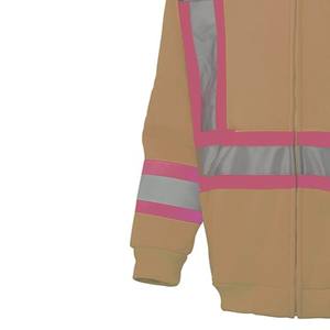 Nouveaux sweats à capuche haute visibilité pour hommes cousus sur mesure, anti-rides, respirants, de haute qualité, sweats à capuche haute visibilité pour hommes en vente en gros - Product Image 3