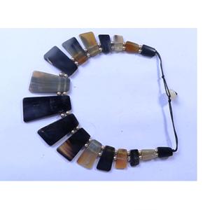 Collier en corne de buffle naturelle Produit indien religieux écologique fait à la main - Product Image 2