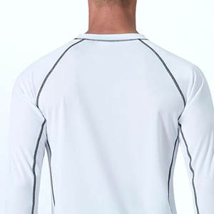 Top Meilleure Qualité Conception Personnalisée Hommes Rash Guard En Gros À Manches Longues Pas Cher Prix Hommes Slim Fit Rash Guards À Vendre - Product Image 6