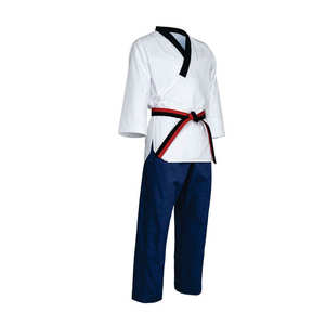Uniforme d'arts martiaux unisexe durable et confortable en coton PC pour le taekwondo Kimono de karaté respirant pour hommes Jiu Jitsu - Product Image 4