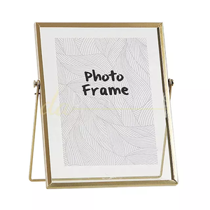 Cadre Photo mural en métal et verre pour décoration murale, couleur noire, cadre Photo métallique Unique, suspension murale pour salon, cadres Photo - Product Image 5