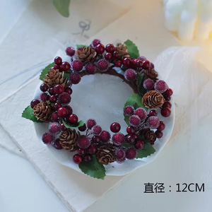 Petit Porte-Bougie en Forme <span class=keywords><strong>de</strong></span> Couronne Festive : Design d'Ambiance Romantique pour la Décoration <span class=keywords><strong>de</strong></span> la Maison, la Mise en Place <span class=keywords><strong>de</strong></span> Dîner et Idée <span class=keywords><strong>de</strong></span> Cadeau <span class=keywords><strong>de</strong></span> Noël - Product Image 6