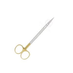 Ciseaux de dissection droits en acier inoxydable demi-or 140 mm 2026 Fox pour tissus gingivaux et chirurgie dentaire Mayo, vente en gros - Product Image 3