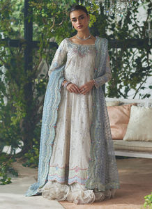 Modern Pakistani Bridal Wear with Crystal and Pattern Decoration - Product Image 2
