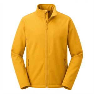 Latest Design <b>Men</b> Soft Shell Jacket Custom Logo Soft Shell Waterproof Windproof Windbreaker <b>Mens</b> Polyester Soft Shell Jacket - Product Image 6