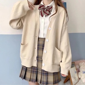 日本制服セーター付き春秋ニットセーターカレッジスタイルJK制服カーディガン学生女の子コスプレ - Product Image 4