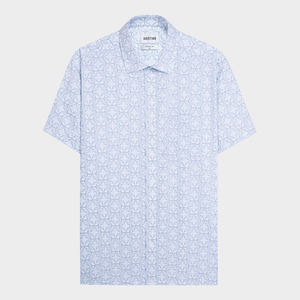 Aristino Men's Perfect Fit Anti-Arrugas Quick Dry Transpirable Workwear Style Mandarin Collar Summer Polyester/Rayon Dress Shirt - Product Image 1