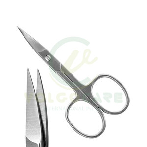 Wholesale Premium Stainless Steel Blade Nail Cuticle <b>Scissors</b> Blunt Manicure Pedicure Fingernail Toenail Beauty Grooming Cutter - Product Image 6