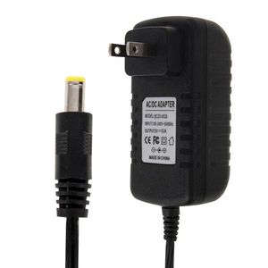 Adaptateur secteur US 100-240V vers DC 5V 5A avec câble noir de 1,2 m 5,5 x 2,1 mm - Product Image 1