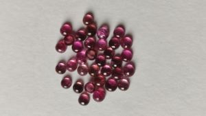 Pierres à dos plat en tourmaline rose de bonne couleur Pierres précieuses en vrac de tourmaline ronde de 5mm pour la fabrication de bijoux - Product Image 5