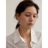 Boucles d'oreilles pendantes géométriques en acrylique/résine/lucite transparentes - Accessoire tendance pour femme, idéal pour les soirées, fabriqué aux États-Unis