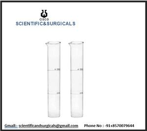 Cilindro Nessler Cilindro de laboratorio de vidrio transparente para análisis de agua y productos químicos Producto de suministro educativo - Product Image 3