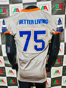 Maillot de football américain maillot de fan sublimation parent matériel de broderie en sergé grande taille soutien personnalisé respirant vraies photos - Product Image 2