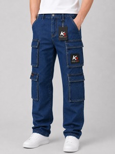 Pantalon Cargo Jogger pour Hommes – Vente en Gros, Personnalisé, 100% Coton Toile Légère, Décontracté, Uni, OEM, Poches Respirantes, Long - Product Image 5