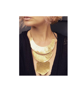 Joyería de moda Collar de latón estilo cuentas de piedra natural collar apilable con forma redonda y al mejor precio - Product Image 4