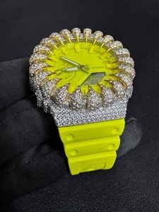 Exclusive G Sho Stainless Steel Moissanite Diamond Hip Hop Fashion Luxury <b>Watch</b> for Men - Product Image 6