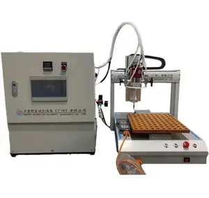 Máquina dispensadora de resina epóxi de alta qualidade, equipamento automático de distribuição de cola alta pegajosa