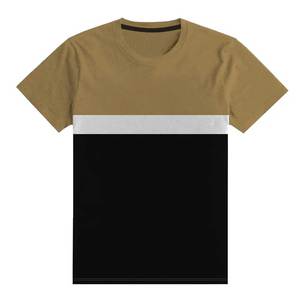 Top qualité hommes T-Shirts coton été T-Shirt Style à la mode T-Shirt couleur unie coupe régulière T-Shirt hommes - Product Image 3