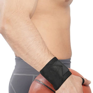 Muñequera con logotipo personalizado, muñequeras deportivas con ajuste transpirable para levantamiento de pesas, fitness y gimnasio, diseño de bucle - Product Image 6