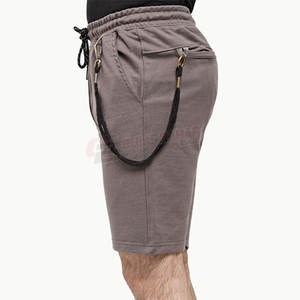 กางเกงขาสั้นผ้าโพลีเอสเตอร์สำหรับผู้ชายผ้าคอตตอนโพลีเอสเตอร์แห้งเร็วออกแบบโลโก้ได้ตามต้องการ - Product Image 4