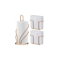 Porte-serviettes en métal moderne de qualité supérieure, distributeur de mouchoirs fait main, durable, design minimaliste personnalisable, forme rectangulaire pour
