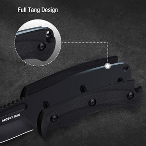 Couteau de chasse à lame fixe en acier inoxydable de 8,5 pouces, manche en micarta, personnalisable OEM pour la survie en plein air, le camping et la randonnée - Product Image 6