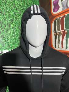 Trajes de chándal de nailon para hombre hechos en fábrica de alta calidad Logotipo personalizable Ropa deportiva de lana de invierno en tamaño XXL para trotar - Product Image 6