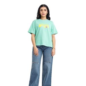 Camiseta de Jersey de algodón GSM 230 para mujer, última camiseta de longitud corta con ajuste cuadrado, logotipo impreso personalizado, lona, ecológica, todos los colores - Product Image 1