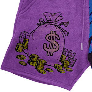 Shorts de jogging pour hommes style urbain avec logo personnalisé sur le devant, en toile écologique 100 % polyester, respirant, séchage rapide, coupe-vent - Product Image 4