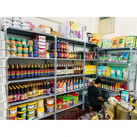 ADONG - Estantería Industrial Resistente Sin Pernos para Almacenes |   Estante de Almacenamiento Metálico de 4 Niveles, Resistente, para Exhibición |   Recubierto con Polvo |   OEM