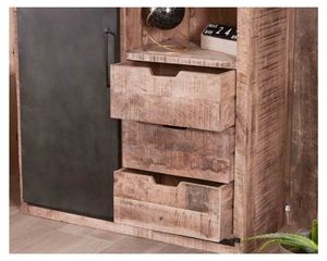 Modern Industrial Metal and Wood Silversmith Character for Living Room Bedroom or Hotel Application - Product Image 4