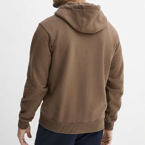 Sweat à capuche double couche lourd personnalisé pour hommes 400 GSM Boxy coton polaire brodé hiver Street wear sweat à capuche vente en gros - Product Image 2