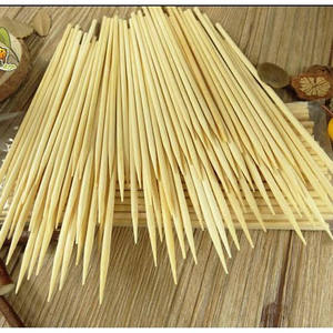 Bâton de bambou naturel pour noyau d'encens/brochettes de barbecue en bambou Bâton de bambou jetable pour barbecue - Product Image 1