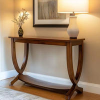 Table console en bois moderne adaptée aux maisons minimalistes créant un ajout de meubles élégant mais fonctionnel