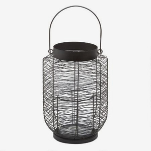 Bungalow Rose Iron Wire <b>Metal</b> <b>Lantern</b> - Product Image 3