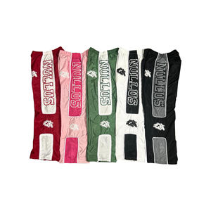 Pantalon droit décontracté Y2K pour homme, 100 % coton, teint en pièce, respirant, taille mi-haute, avec cordon de serrage, personnalisable par le fabricant - Product Image 3