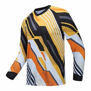 Maillot à manches longues descente VTT confortable conception sur mesure maillot de course de Motocross pour hommes Sublimation Motocross - Product Image 2