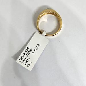 Bague de fiançailles certifiée GIA en or jaune 14K avec diamants naturels pour femmes Bagues en diamant pour demandes de mariage - Product Image 5